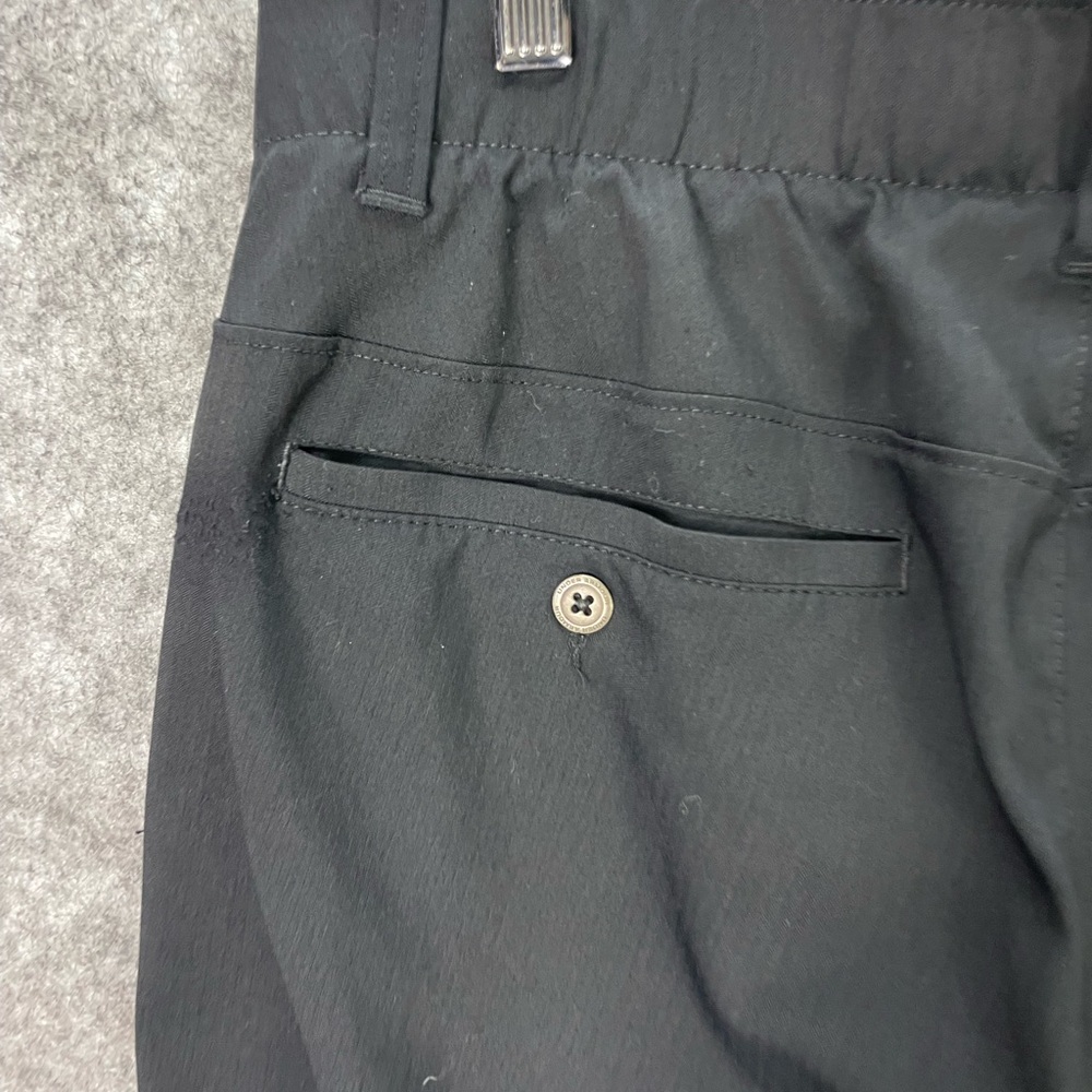 Under Armour Pants Mens 32x30 Black Herringbone Chino Stretch Golf Casual - Picture 6 of 10